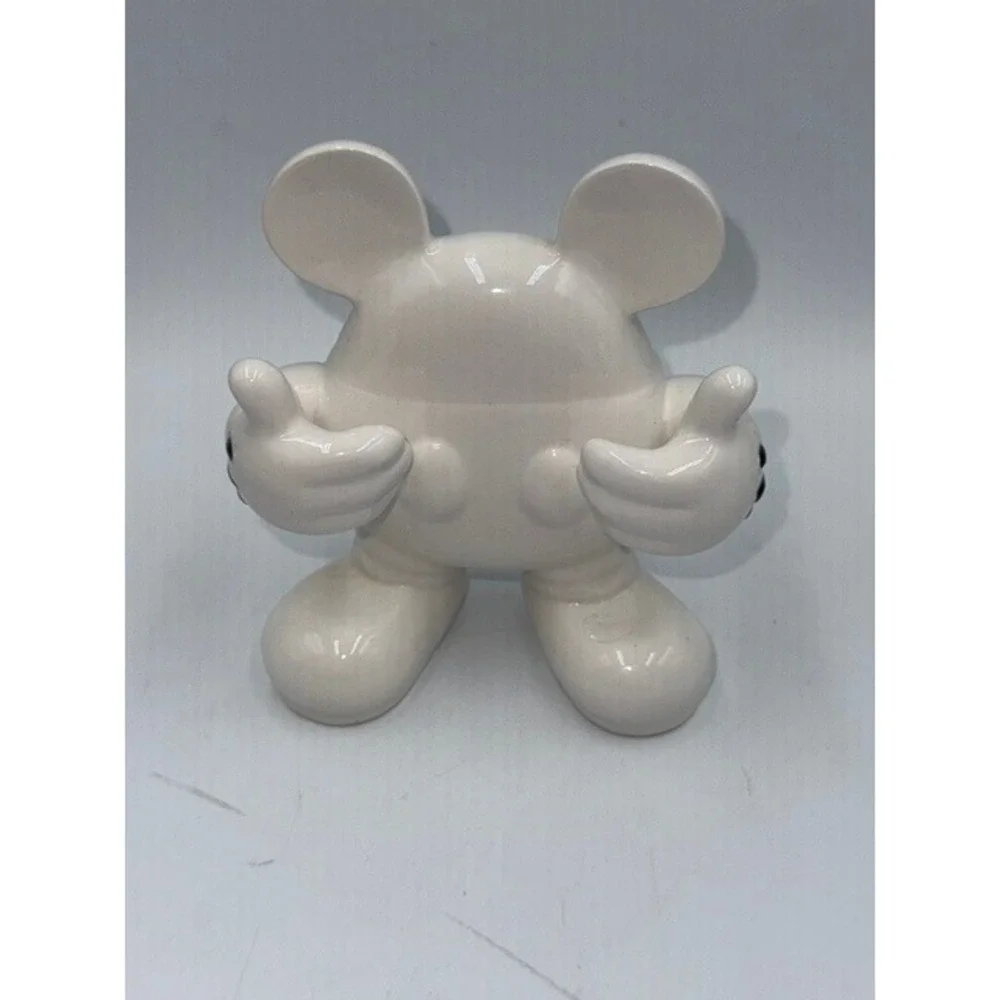 Disney Mickey Mouse Ceramic White Toothbrush Holder